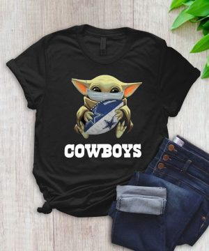 Baby Yoda Dallas Cow Shirt Dallas Cow Shirt Love Dallas Cow Nfl Shirt Baby Yoda Love Dallas Cow Football Fan Shirt Dgz2 1
