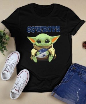 Baby Yoda Loves The Dallas Cowboys Star Wars Shirt 1