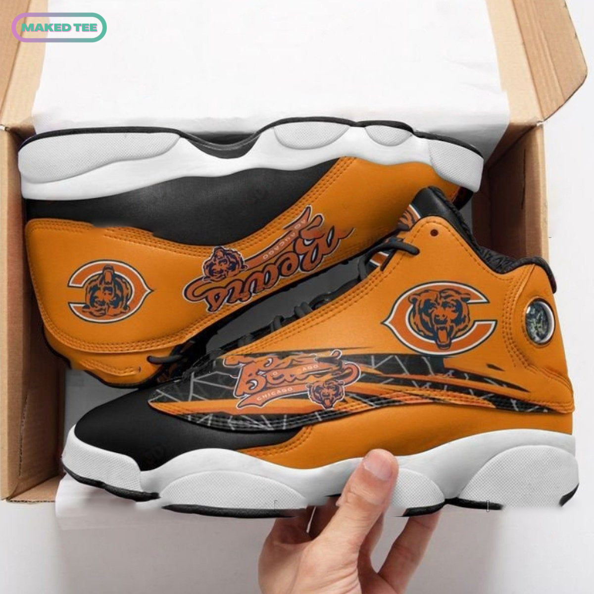 Chicago Bears Jd13 Shoes Nfl Sneakers