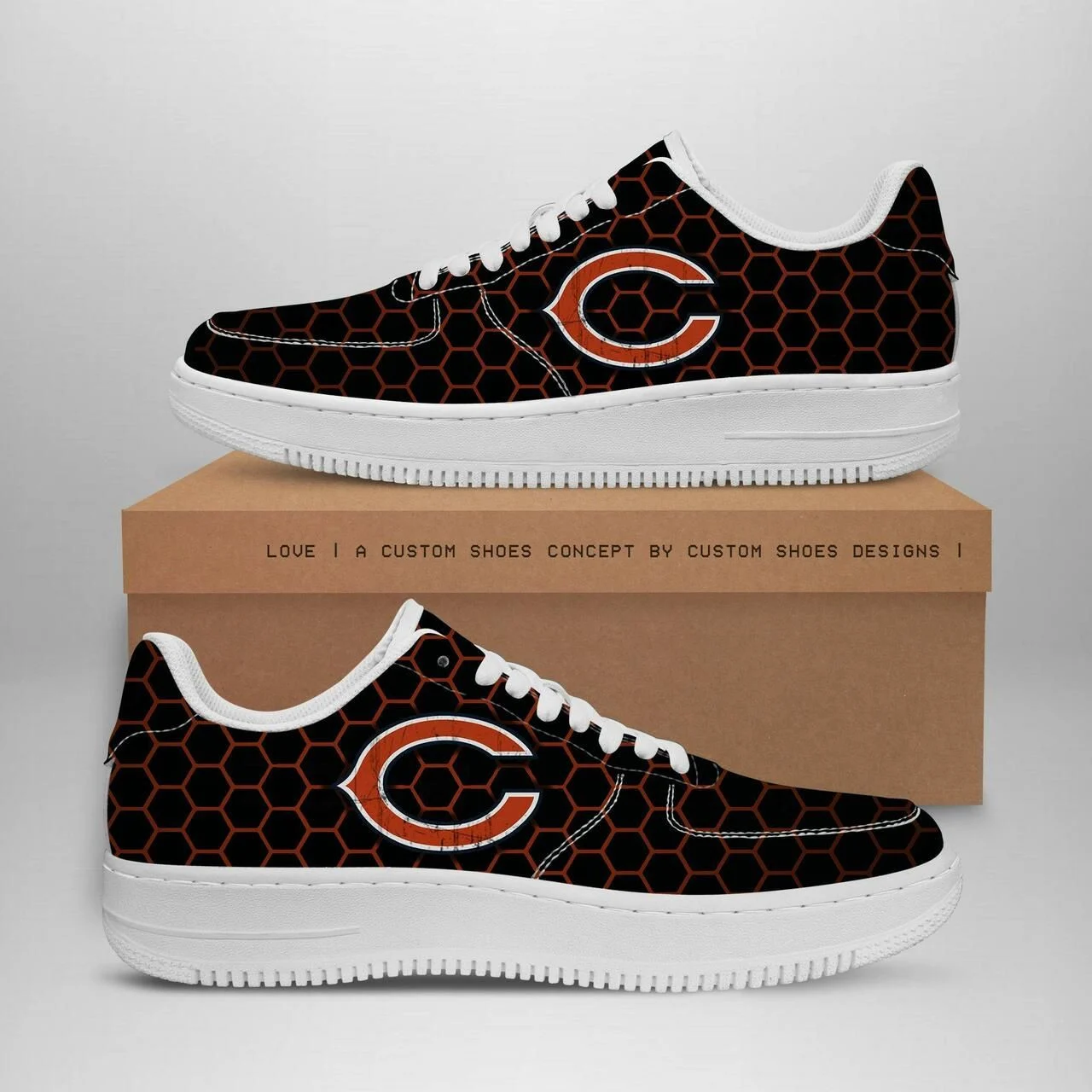 Chicago Bears Nfl Football Air Force 1 Shoes