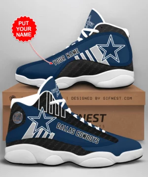 Customized Name 02 Dallas Cowboys Jordan 13 Personalized Shoes Newcreation Jd13 1