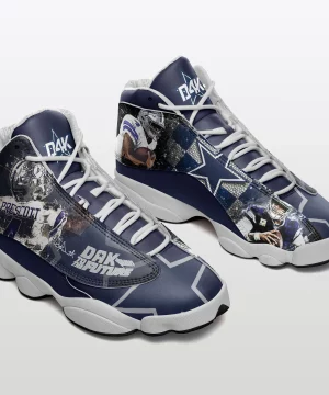 Dak Prescott Dallas Cowboys Air Jd13 Sneakers 684 1