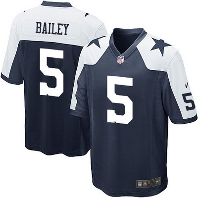 Dallas Cowboys 5 Dan Bailey Navy Blue Thanksgiving Alternate Stitched NFL Nike Game Jersey 1 1