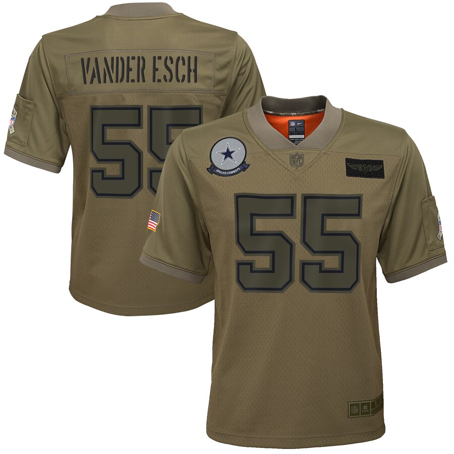 Leighton Vander Esch #55 Dallas Cowboys Camo NFL Limited Jerseys