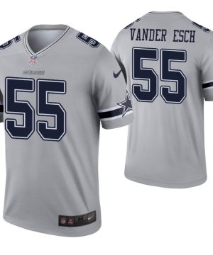 Dallas Cowboys 55 Leighton Vander Esch Gary Inverted Legend Stitched NFL Jersey 1 1
