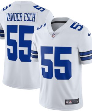 Dallas Cowboys 55 Leighton Vander Esch White Vapor Untouchable Limited Stitched NFL Jersey 1 1