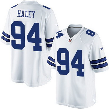 Dallas Cowboys 94 Charles Haley White Retired Player NFL Nike Game Jersey 1 1