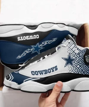 Dallas Cowboys Football Team Form Air Jordan 13 Sneakers Lan1 1