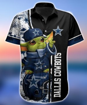 Dallas Cowboys Nfl Baby Yoda Hawaiian Shirt
