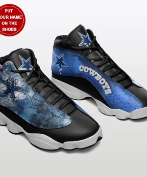 Dallas Cowboys Personalized Air Jd13 Sneakers 341 1