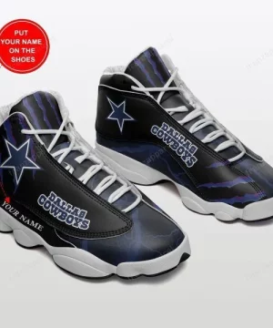 Dallas Cowboys Personalized Air Jordan 13 Sneakers 185 Newcreation Jd13 1