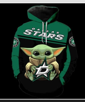 Dallas Cowboys stars baby yoda 3d over print hoodie 6663 3
