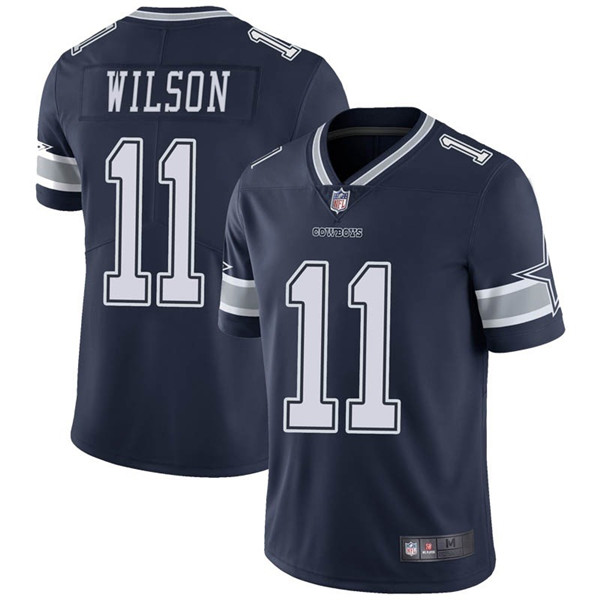 Cedrick Wilson Navy Vapor Stitched Jersey, Men's Dallas Cowboys 11 NFL Limited Jersey