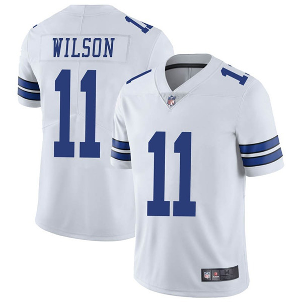 Cedrick Wilson White Vapor Untouchable Stitched Jersey, Men's Dallas Cowboys 11 NFL Limited Jersey
