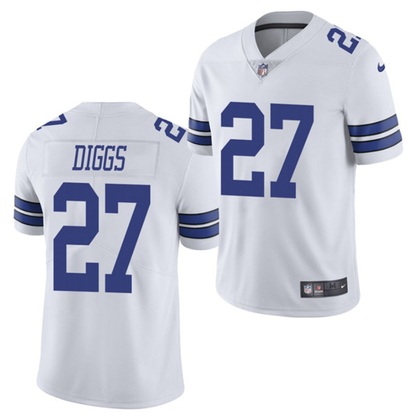 Trevon Diggs White Stitched Jersey, Men's Dallas Cowboys 27 NFL Limited Jersey