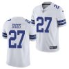 Mens Dallas Cowboys 27 Trevon Diggs White Vapor Limited Stitched NFL Jersey 1 2