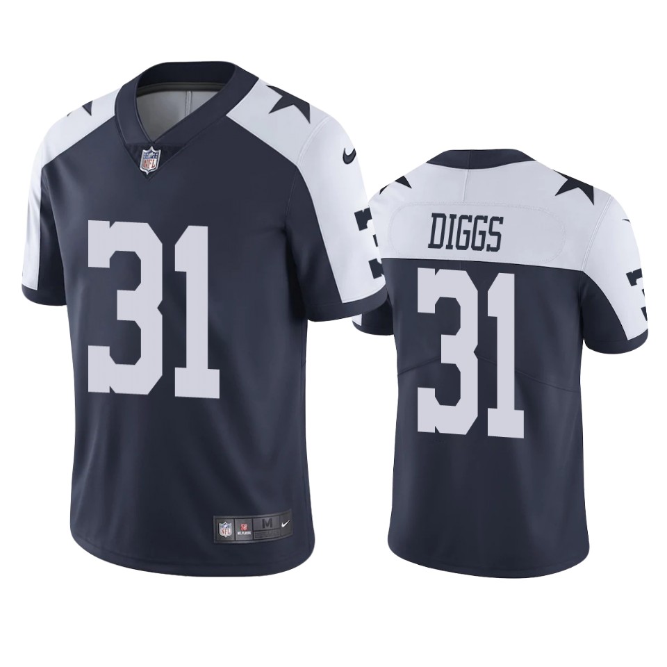Trevon Diggs Navy Jersey, Men's Dallas Cowboys 31 NFL Limited Jersey
