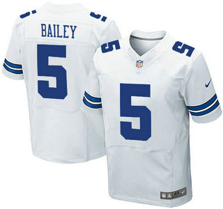 Dan Bailey White Road Jersey, Men's Dallas Cowboys 5 NFL Limited Jersey