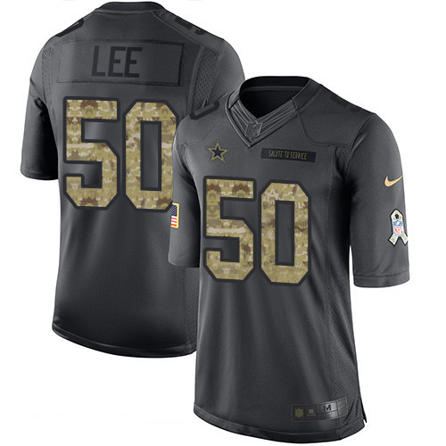 Sean Lee Dallas Cowboys #50 Black NFL Limited Jerseys