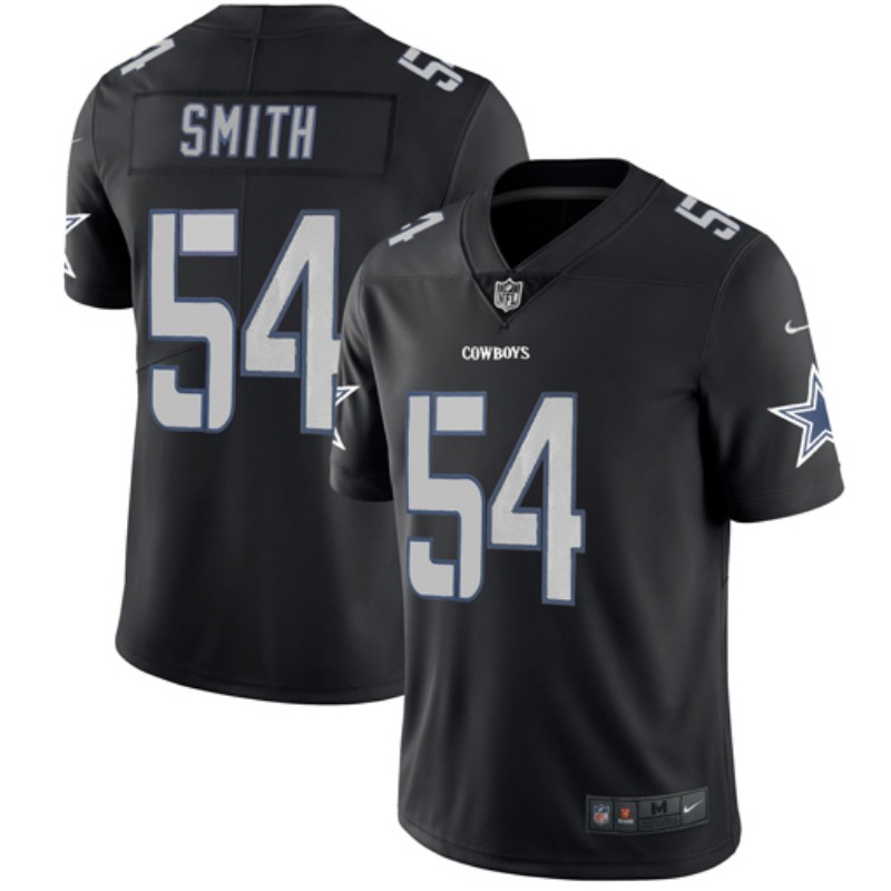 Jaylon Smith Black Impact Jersey, Men's Dallas Cowboys 54 NFL Limited Jersey