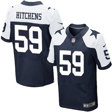 Anthony Hitchens Navy Blue Thanksgiving Jersey, Men's Dallas Cowboys 59 NFL Limited Jersey