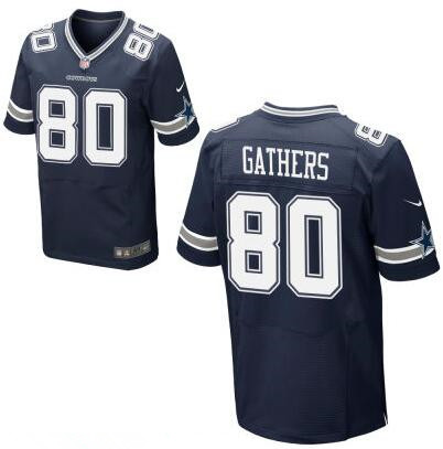 Rico Gathers Navy Blue Team Color Stitched Jersey, Men's Dallas Cowboys 80 NFL Limited Jersey