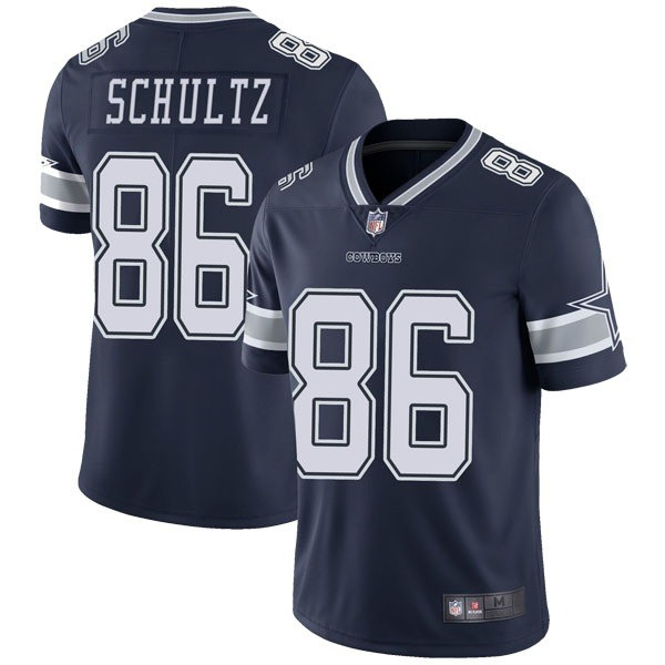 Dalton Schultz Navy Stitched Jersey, Men's Dallas Cowboys 86 NFL
