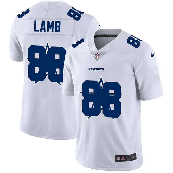 CeeDee Lamb White Stitched Jersey, Men's Dallas Cowboys 88 NFL Limited Jersey