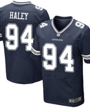 Mens Dallas Cowboys 94 Charles Haley Navy Blue Retired Player NFL Nike Elite Jersey 1 1