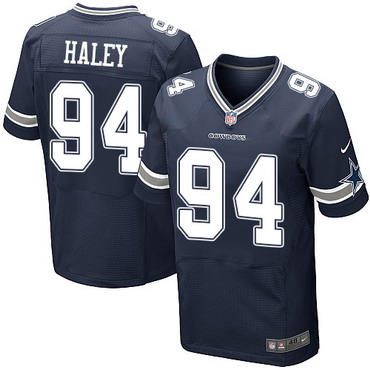 Charles Haley Navy Blue Retired Player Jersey, Men's Dallas Cowboys 94 NFL Limited Jersey