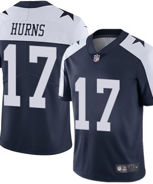Mens Nike Dallas Cowboys 17 Allen Hurns Navy Blue Thanksgiving Stitched NFL Vapor Untouchable Limited Throwback Jersey 1 1