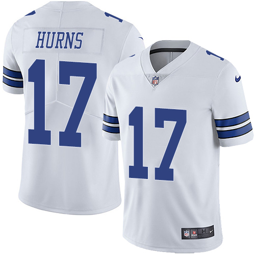 Allen Hurns White Stitched Jersey, Men's Nike Dallas Cowboys 17 NFL Limited Jersey