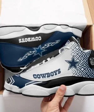 Nfl Dallas Cowboys Custom Air Jordan 13 Jd13 Sneakers 1