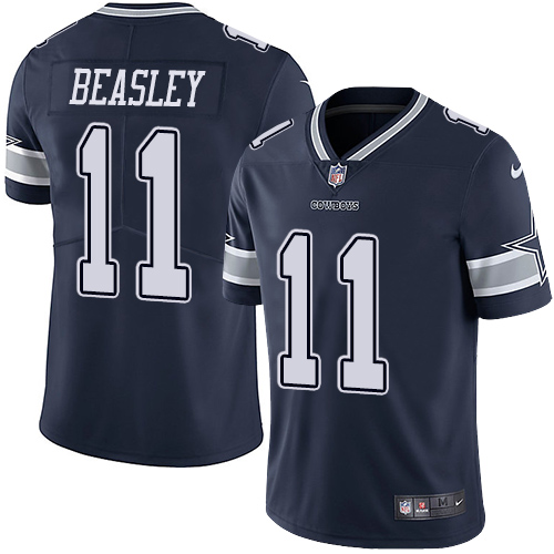 Cole Beasley Navy Blue Team Color Men's Jersey, Nike Dallas Cowboys 11 NFL Limited Jersey