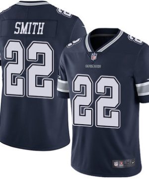 Nike Dallas Cowboys 22 Emmitt Smith Navy Blue Team Color Mens Stitched NFL Vapor Untouchable Limited Jersey 1 1