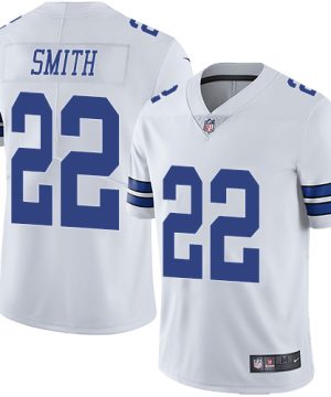 Nike Dallas Cowboys 22 Emmitt Smith White Mens Stitched NFL Vapor Untouchable Limited Jersey 1 1