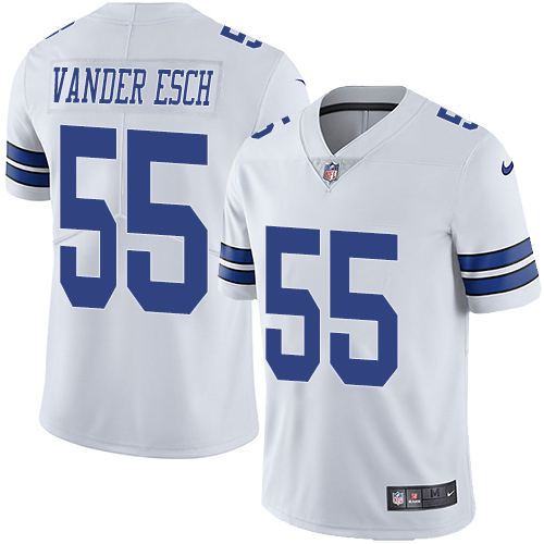 Leighton Vander Esch Dallas Cowboys #55 White NFL Limited Jerseys