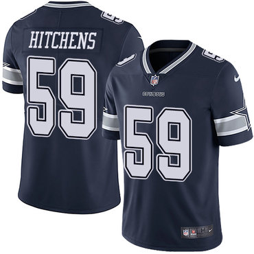 Nike Dallas Cowboys 59 Anthony Hitchens Navy Blue Team Color Mens Stitched NFL Vapor Untouchable Limited Jersey 1 1