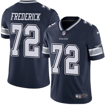 Travis Frederick Navy Blue Team Color Stitched Jersey, Men's Dallas Cowboys 72 NFL Limited Jersey