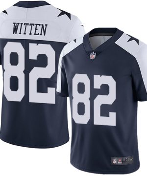 Nike Dallas Cowboys 82 Jason Witten Navy Blue Thanksgiving Mens Stitched NFL Vapor Untouchable Limited Throwback Jersey 1 1