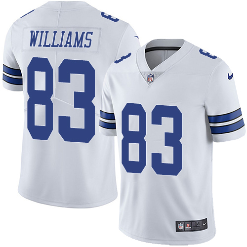 Terrance Williams White Stitched Jersey, Men's Dallas Cowboys 83 NFL Limited Jersey