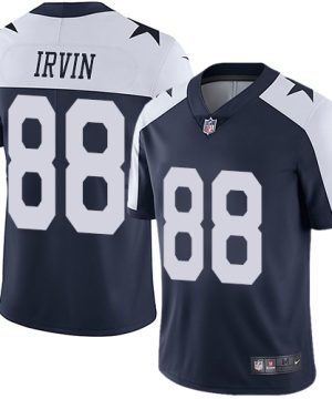 Nike Dallas Cowboys 88 Michael Irvin Navy Blue Thanksgiving Mens Stitched NFL Vapor Untouchable Limited Throwback Jersey 1 1