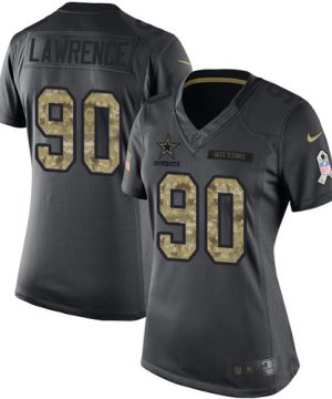 Nike Dallas Cowboys 90 Demarcus Lawrence Limited Black 2016 Salute to Service NFL Jersey 1 1