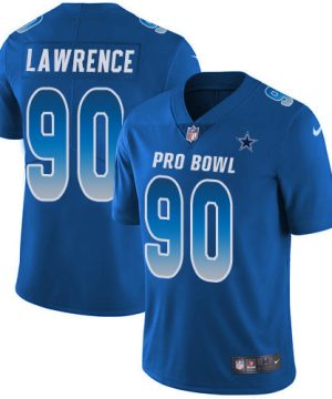 Nike Dallas Cowboys 90 Demarcus Lawrence Royal Mens Stitched NFL Limited NFC 2019 Pro Bowl Jersey 1 1