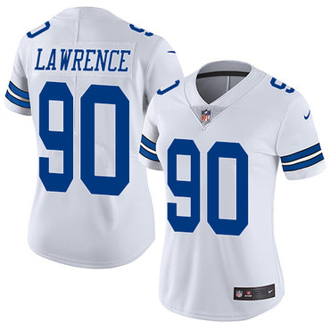 Demarcus Lawrence #90 Dallas Cowboys White NFL Limited Jerseys