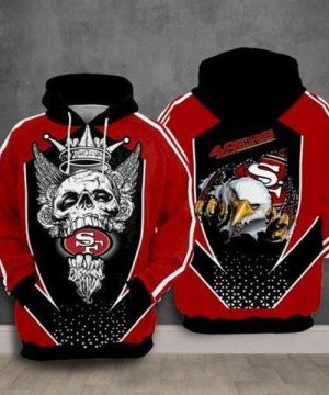 San Francisco King San Francisco 49ers 3D Hoodie