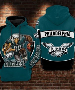 The Eagles Philadelphia Eagles Football Team Hoodie 3D 1