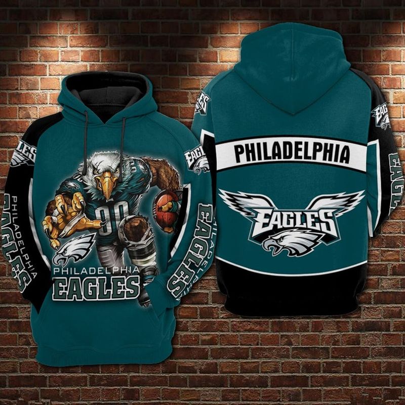The Eagles Philadelphia Eagles Football Team Hoodie 3D