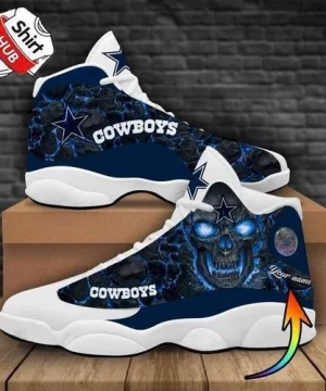 dallas cowboys air jd13 sneakers customized tennis shoes gift for fan jd13 sneakers personalized shoes design 1