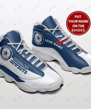 dallas cowboys personalized air jd13 sneakers 006 jd13 sneakers personalized shoes design 1